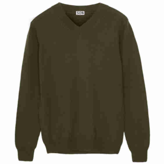 Merino V Neck Sweater 