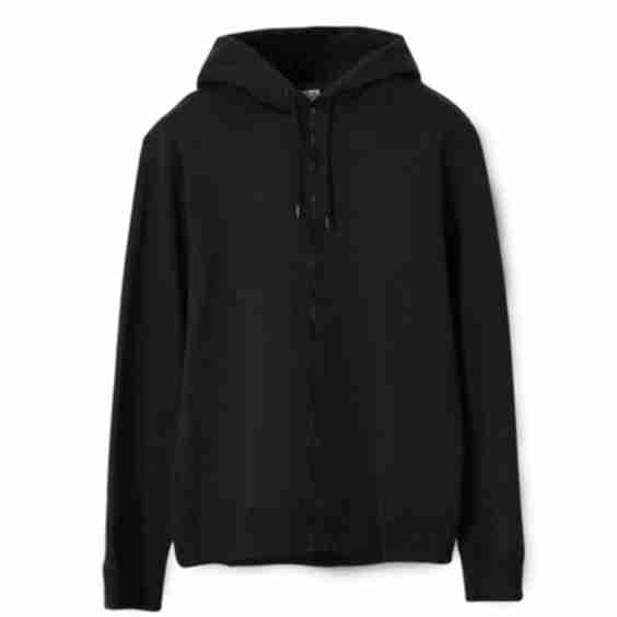 Zip Cotton Hoodie