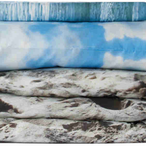 Blue Nº51 Seaside Bedding Set, Queen