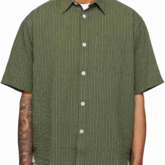 Mo Oversized Stripe SS Shirt