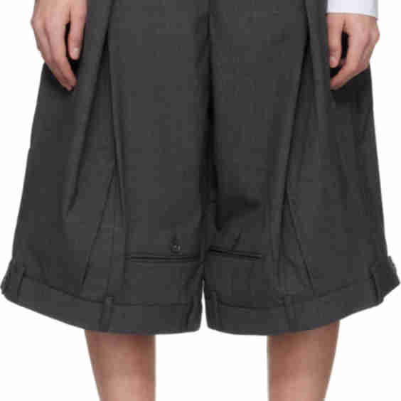 Suit Wide Trouser Shorts