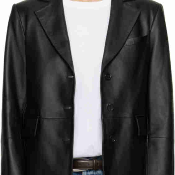 Black Aldo Leather Jacket