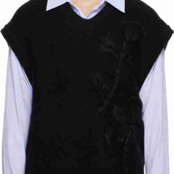 Flower Knit Vest