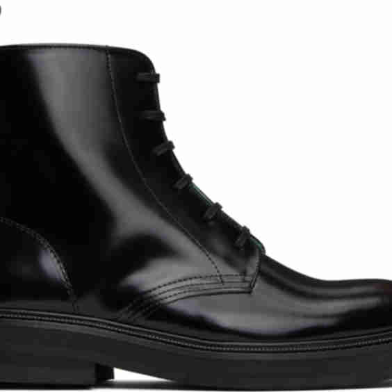 Leather Officer Boots