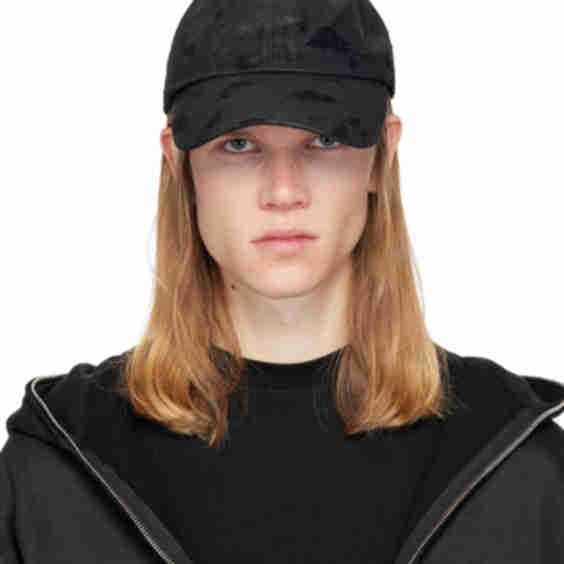 Distressed Waxed Denim Cap