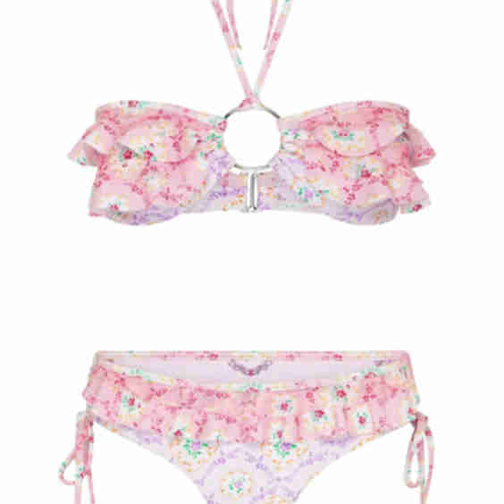 Sweet Girly Ballet Style Swimsuit C31b