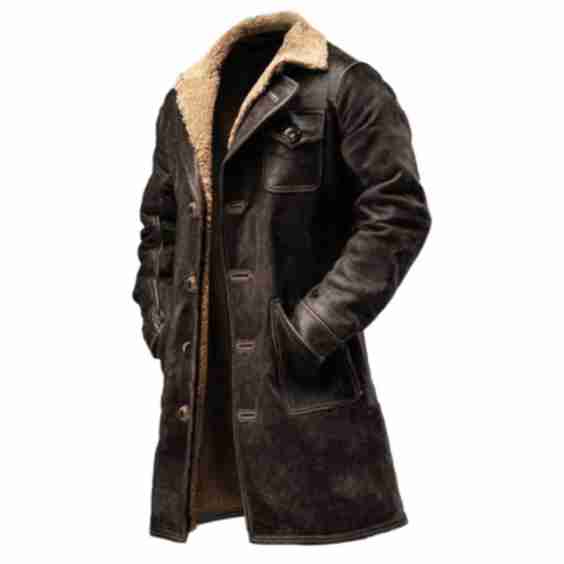 Warm Winter Coat With Faux Shearling Lining