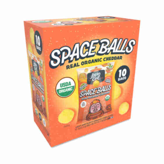 Space Balls Real Organic Cheddar Snack Packs Value Size