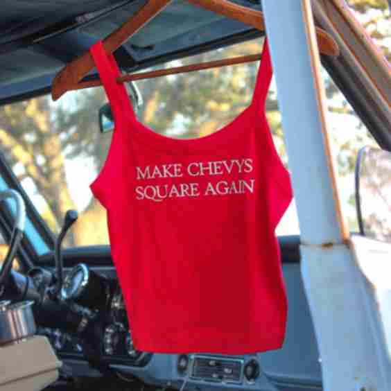 Save the Squares "Make Chevys Square Again" Tank