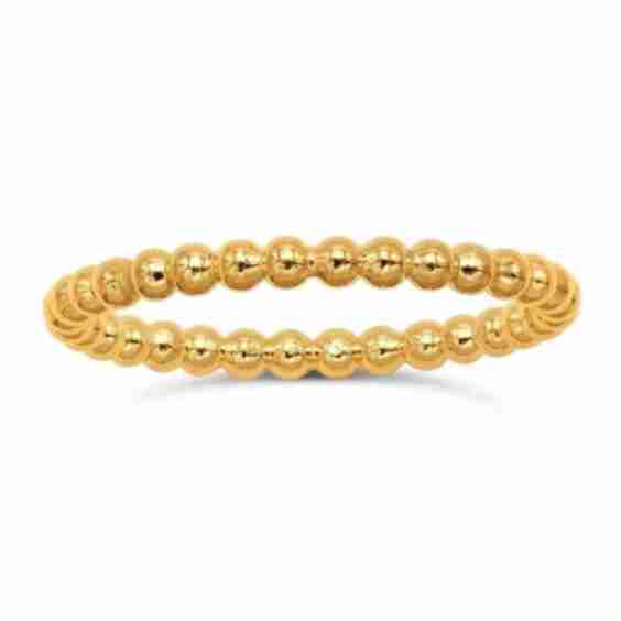 2 MM Beaded Ring
