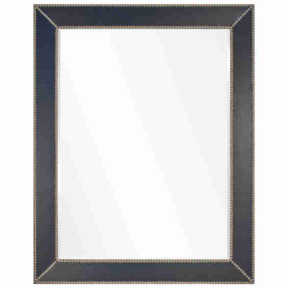 Barclay Butera Leather Rectangular Wall Mirror