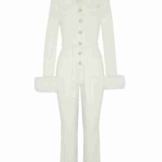 Chalet Fitted Jumpsuit White