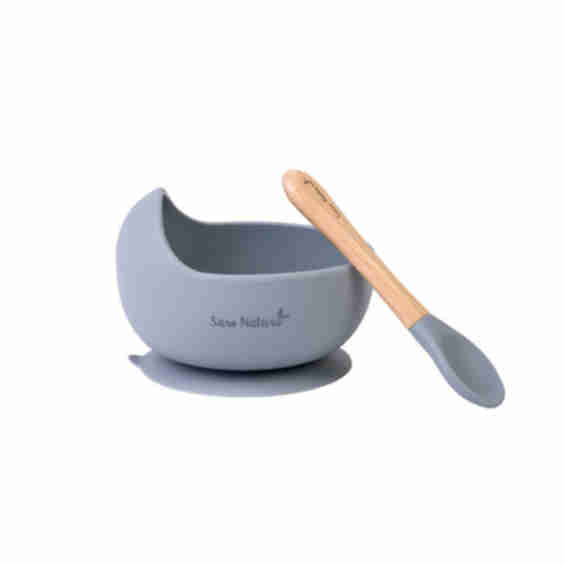 Nordic Mist Bowl and Suction Cup Set