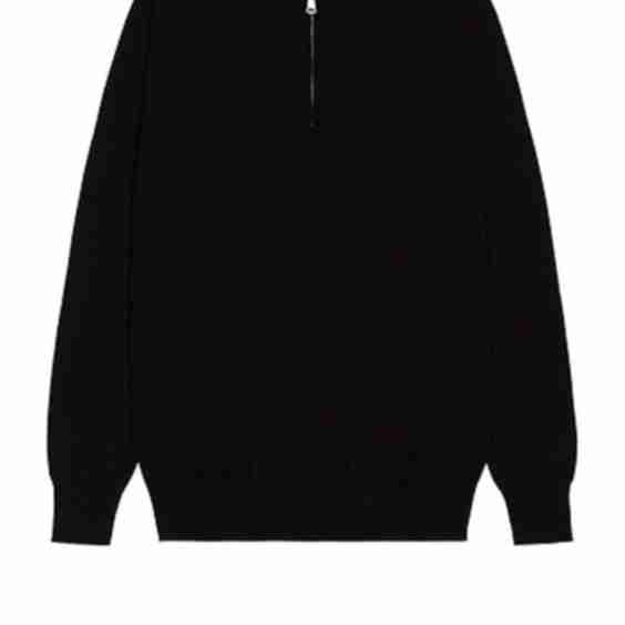 Cashmere Quarter Zip Sweater