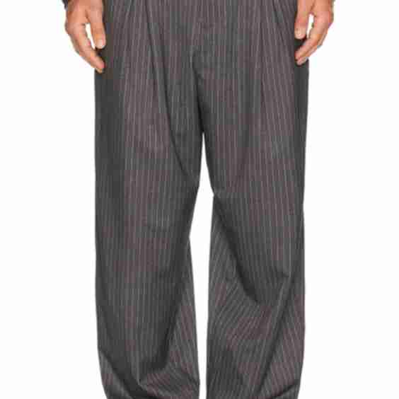 Elastic Waist Baggy Pants