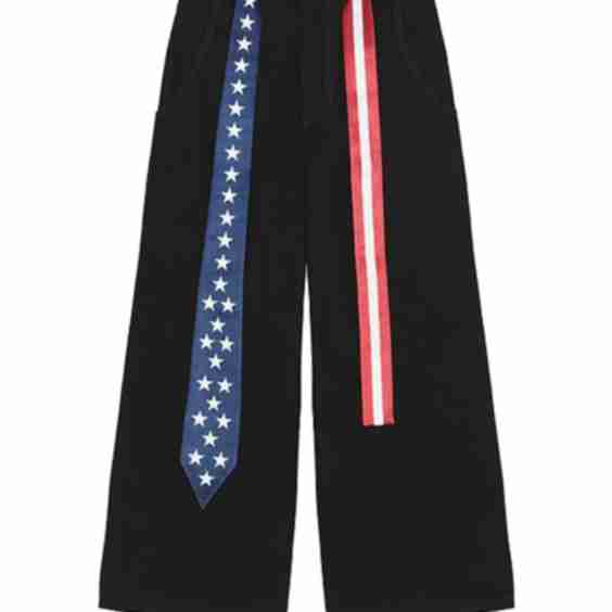 Tied Baggy Pants