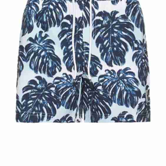 All Over Print Monstera Swim Trunk