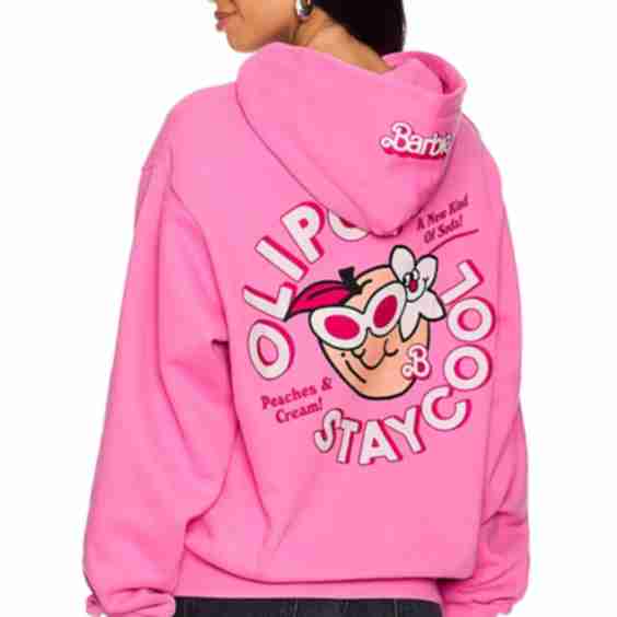 x Olipop Barbie Peaches & Cream Hoodie
