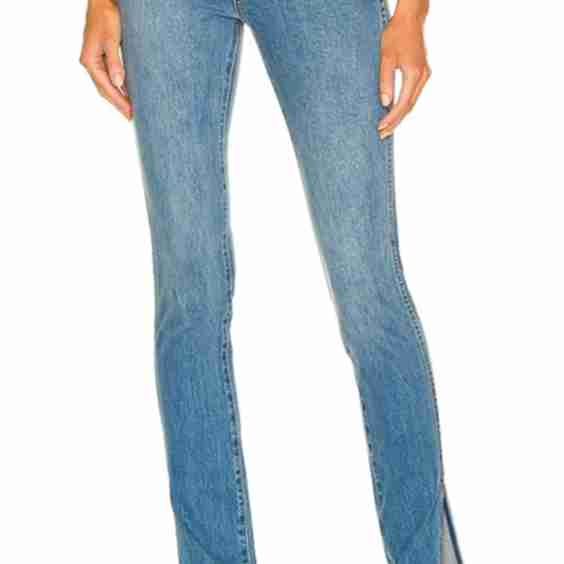Denim Pants with Slit
