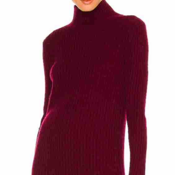 Ribbed Turtleneck Sweater