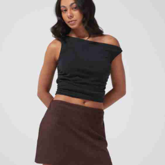 Stevie Suede Skort