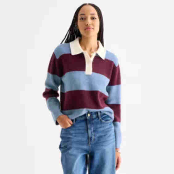 Womens Long Sleeve Pullover Sweater