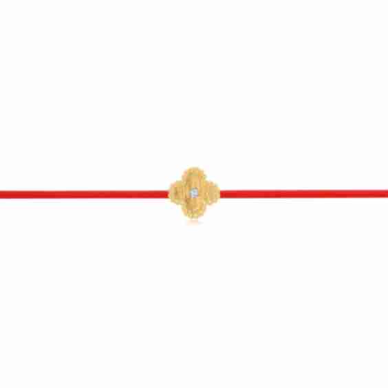 “Clover” Diamond String Bracelet