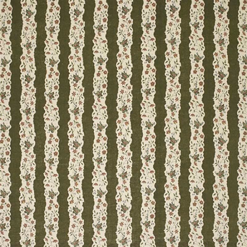 Jasper Red Oak Stripe Green Fabric Jp 5302