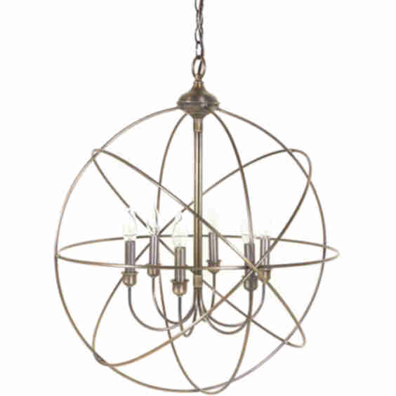 Orb 6 Light 24.25 inch Chandelier Ceiling Light, Large