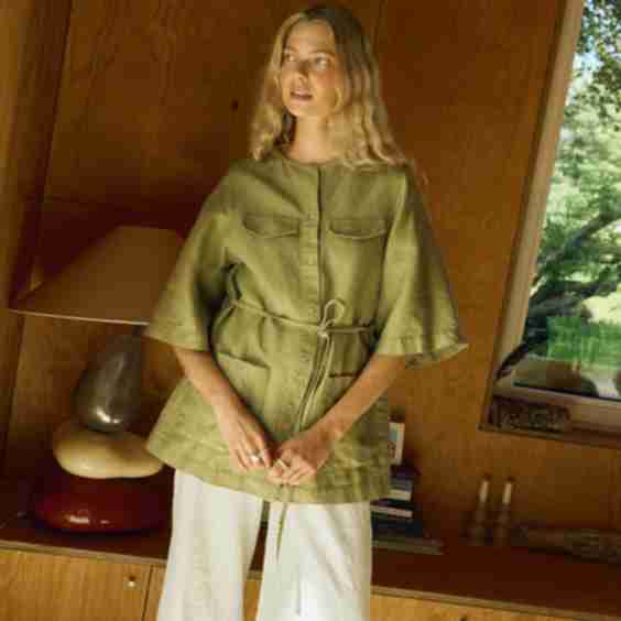 Heavy Linen Overshirt Pippa