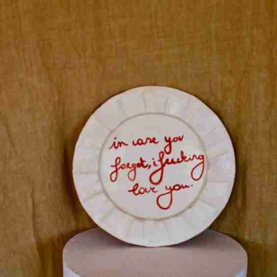 Love You Plate 33