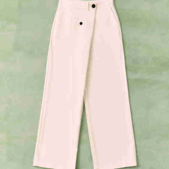 Asymmetrical Trousers Art Y0038
