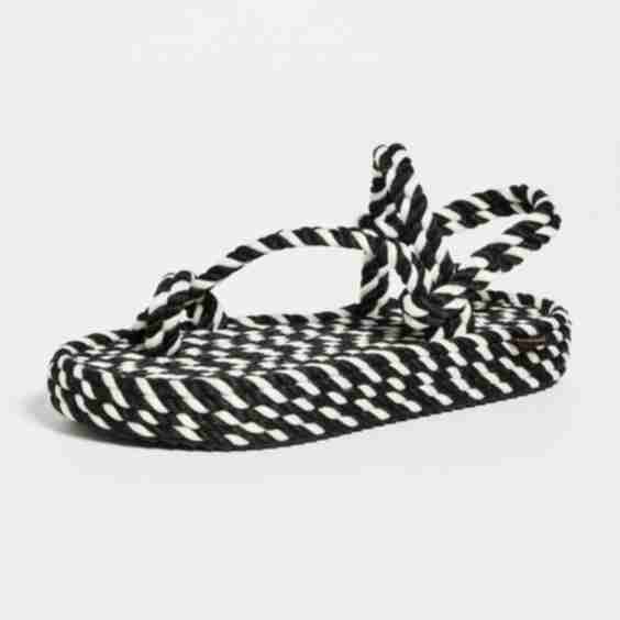 Hawaii Rope Platform Sandals