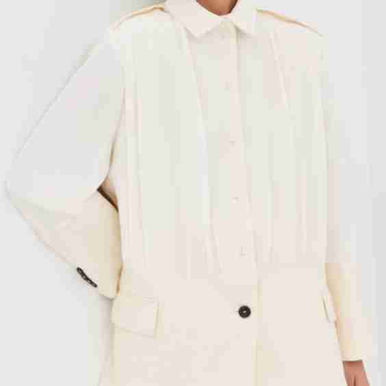 Silk Blouse Blazer