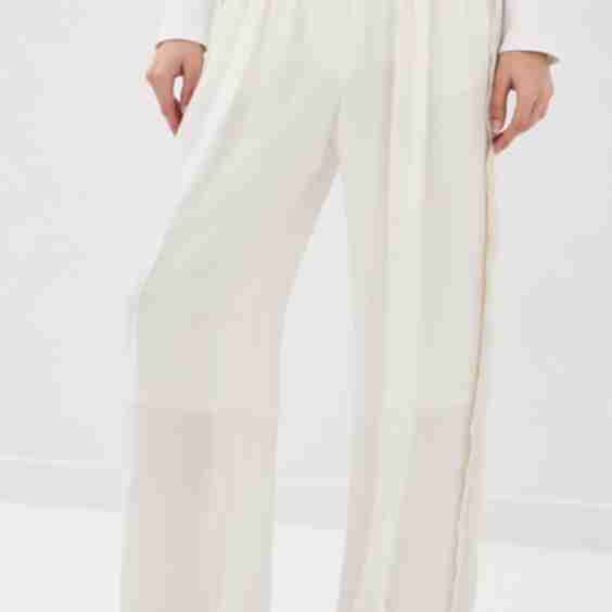 Flow Gathered Silk Pants