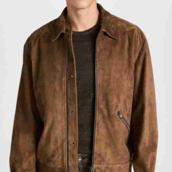 Suede Zip Jacket