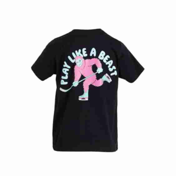 Hockey Short Sleeve T Shirt Play Like A Beast Little Kid Big Kid