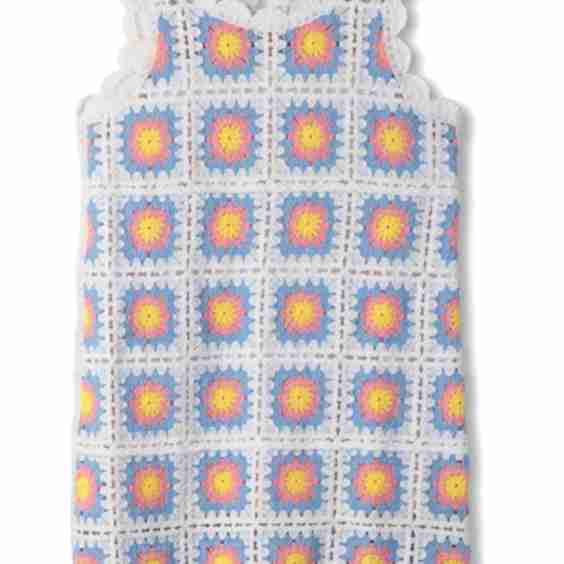 Sleeveless Crochet Dress
