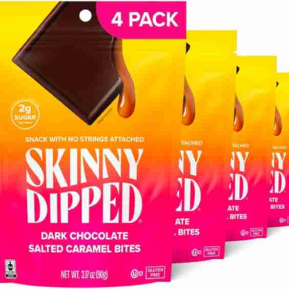 Dark Chocolate Salted Caramel Bites 4pk