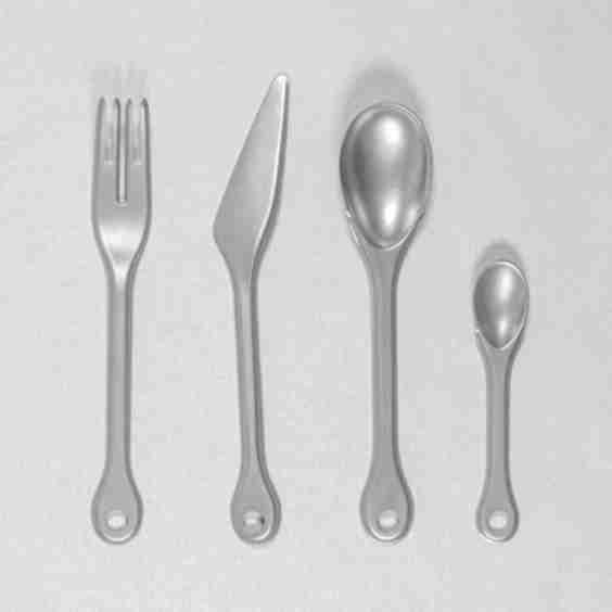 Enzo Mari Cutlery Piuma