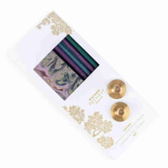 Gift Set of Fine Candles and Candle Holder Adapters