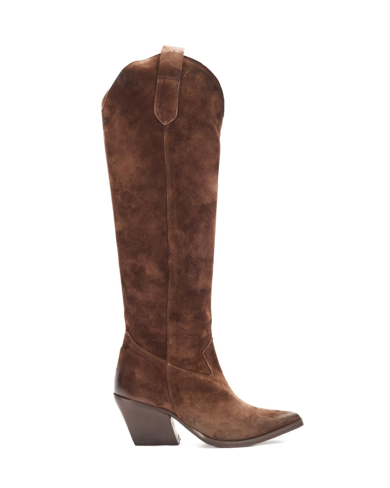Suede Texan Boots