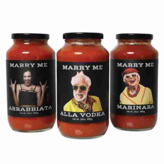 Gourmet Pasta Sauce Sampler – Marinara, Alla Vodka Sauce, Spicy Arrabbiata Sauce 3-Pack