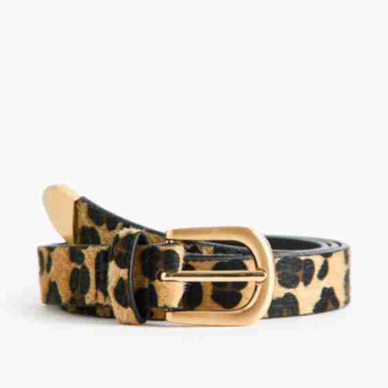 Leopard Print Belt