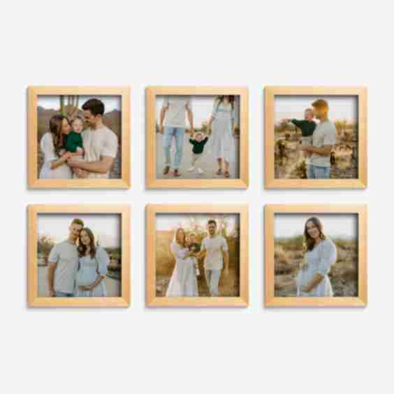 Modern Wall Tile Photo Frames