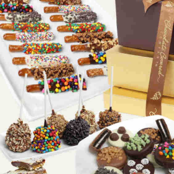 Deluxe Chocolate Covered Gift Tower