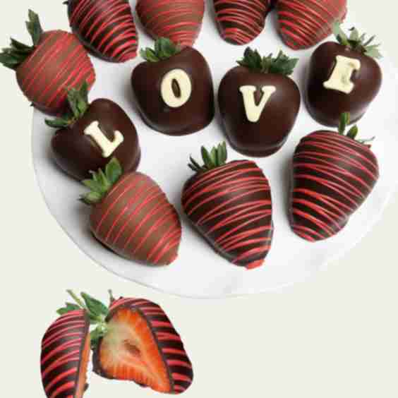 Love Belgian Chocolate Covered Berry Gram