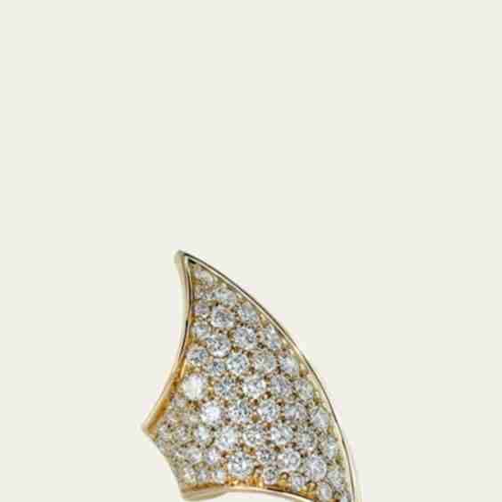 Ergo Diamond Ear Cuff, Single
