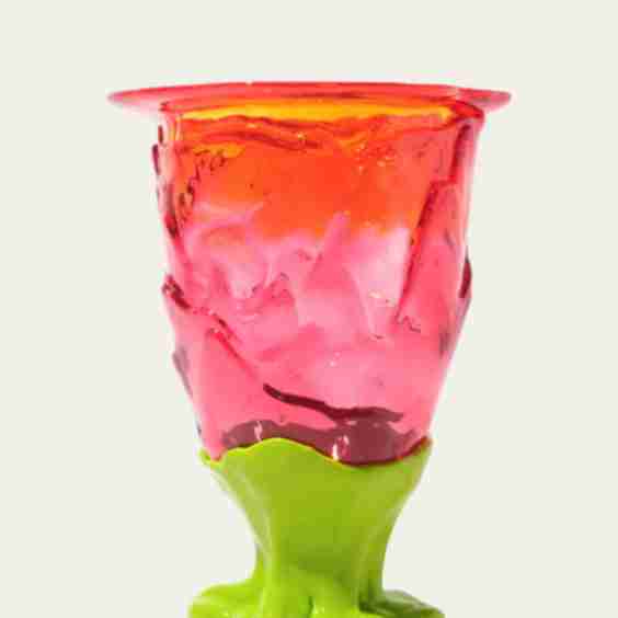 Flower Medium Resin Vase, 10" Tall