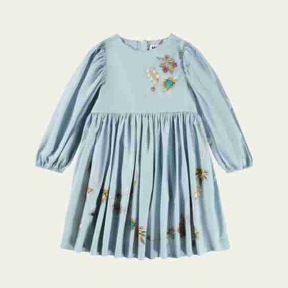 Girl's Cilja Long Sleeve Dress